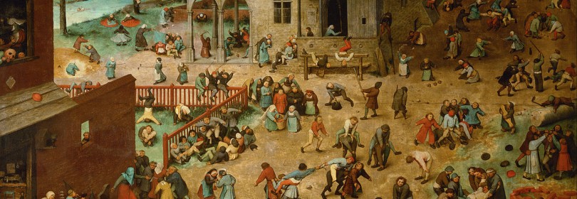 Pieter Bruegel de Oude, Kinderspelen | Kunsthistorisches Museum, Wenen